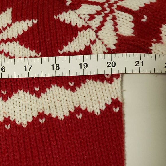 Cute Snowflake Turtleneck Maternity Sweater XL - Picture 6 of 6